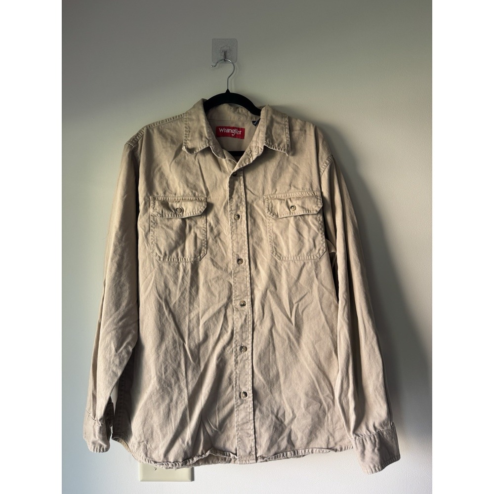 Wrangler Wrangler Long Sleeve Work Shirt Large